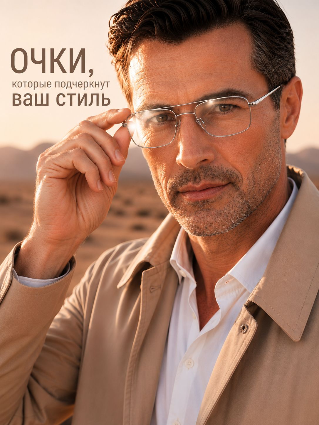 Готовые очки Marcello GA0159AB C3 — прямоугольные, мужские — изображение 4