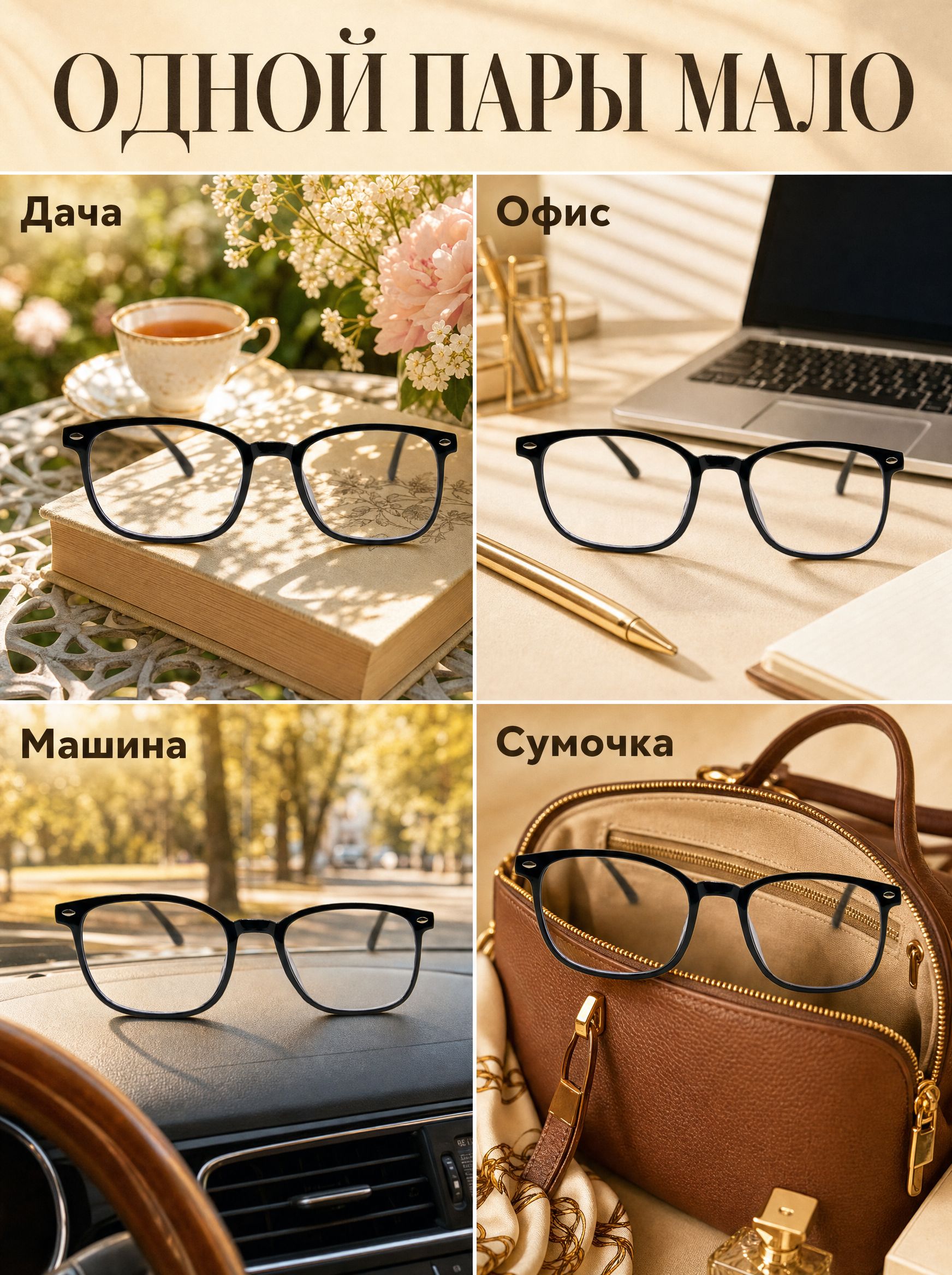 Готовые очки Marcello GA0446 C1 — вайфареры, женские — изображение 9