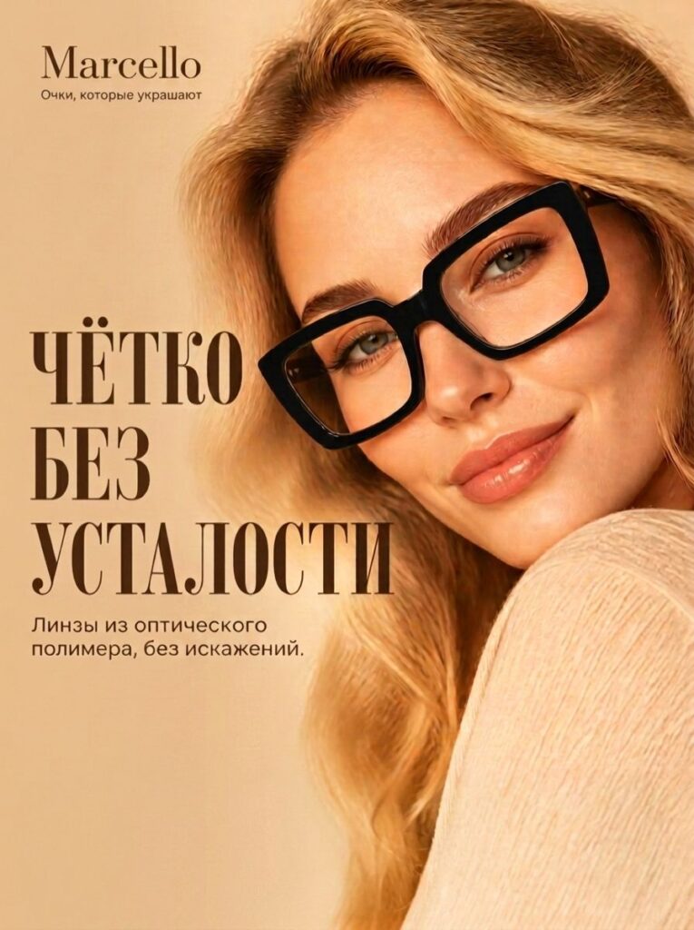 Готовые очки Marcello GA0235 C2 — квадратные, женские