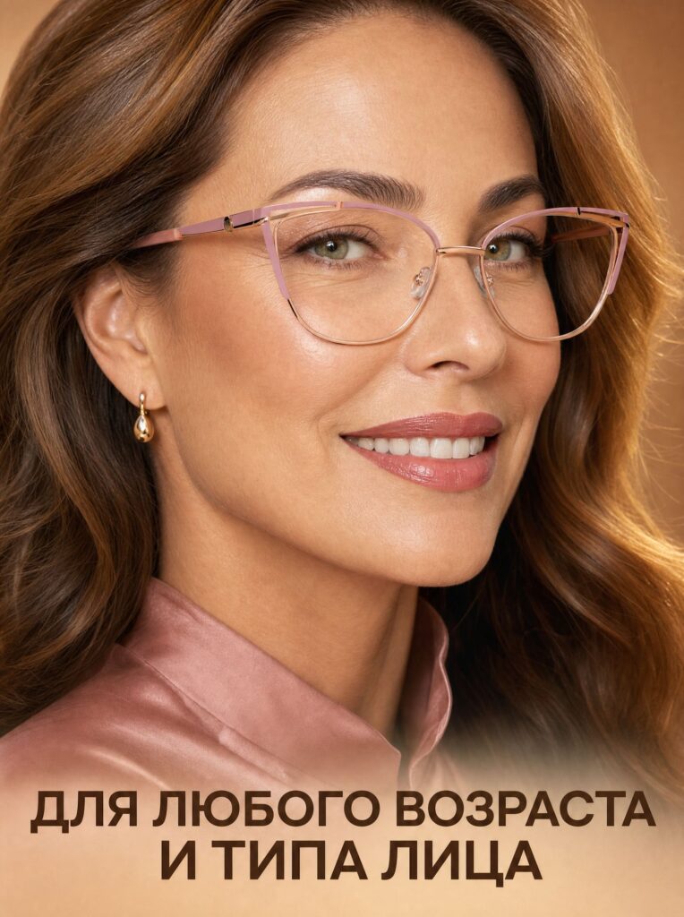 Готовые очки Marcello GA0368 C3 — «кошачий глаз», женские