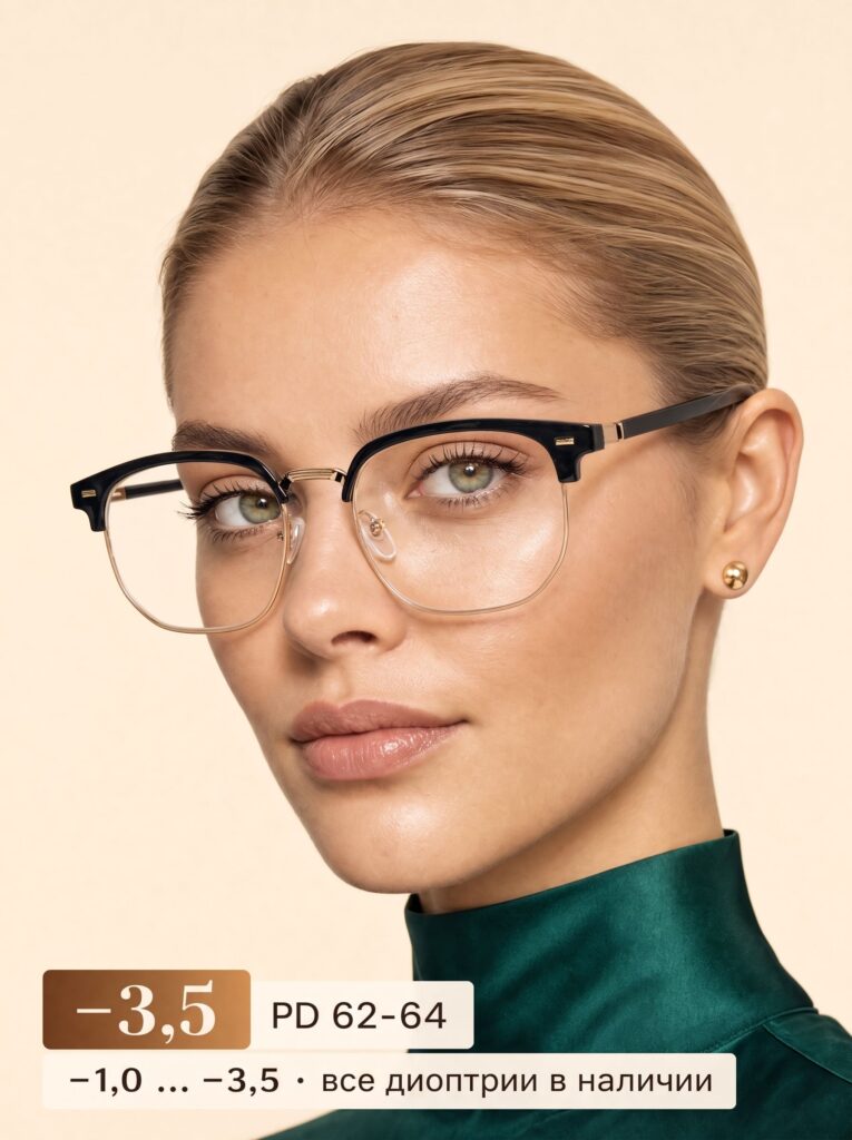Готовые очки Marcello GA0388 C1 — круглые, женские