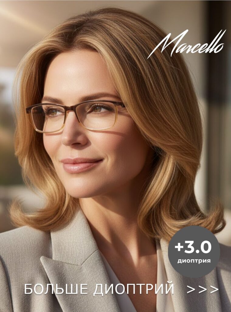 Готовые очки Marcello GA0600 C2 — прямоугольные, женские